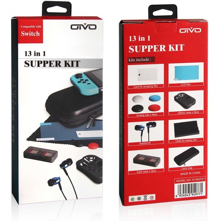 OiVO 13 in 1 Kit for Nintendo Switch لوازم جانبی 